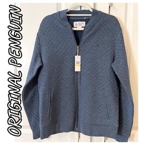 ORIGINAL PENGUIN by Munsingwear Zip Up Dark Sapphire Jacket  | Medium    
